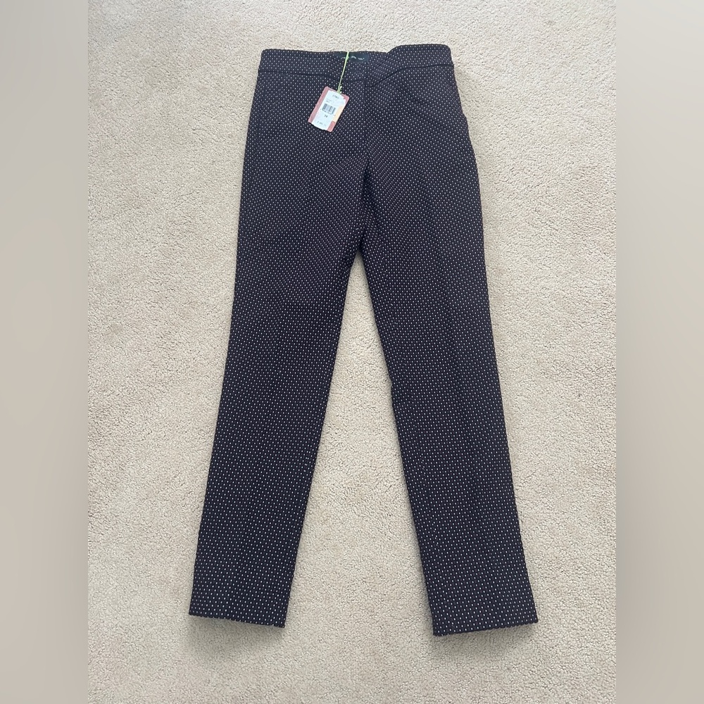 Etro Burgundy and White Patterned Pants